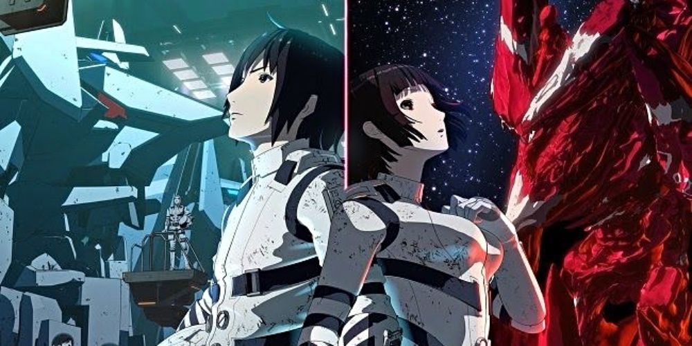 Knights of Sidonia Nagate and Izana amid chaos