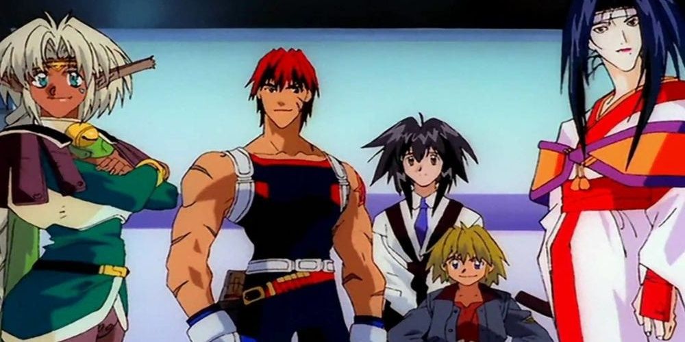 The Crew In Outlaw Star