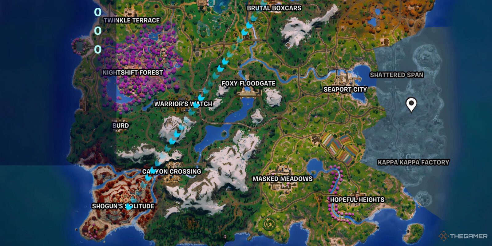 How Does The Greyed-Out Map Work In Fortnite?