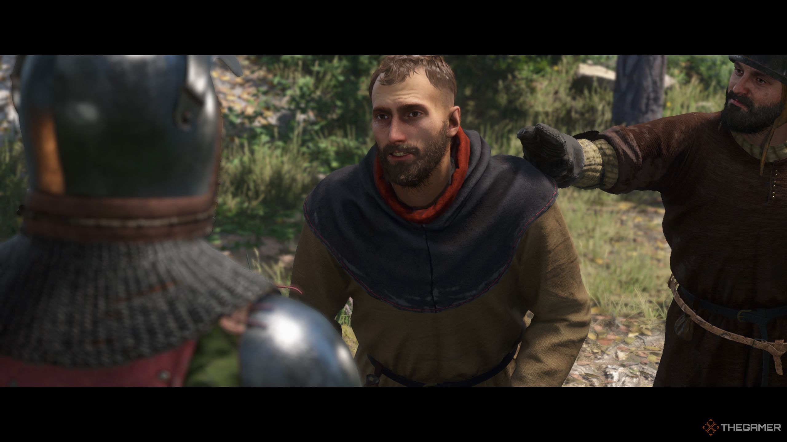 An in-game cutscene revealing more bandits.