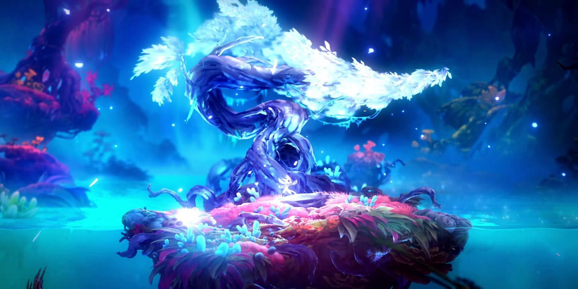 A Spirit Tree in Ori and the Will of the Wisps.