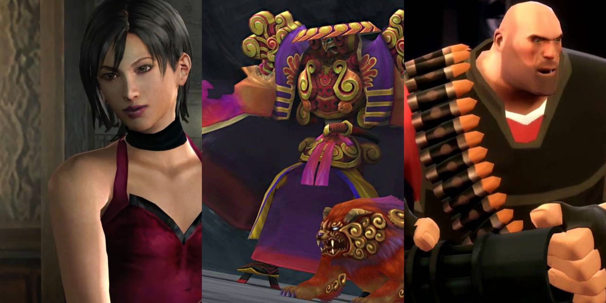 Ada Wong left, Yojimbo middle, Heavy right