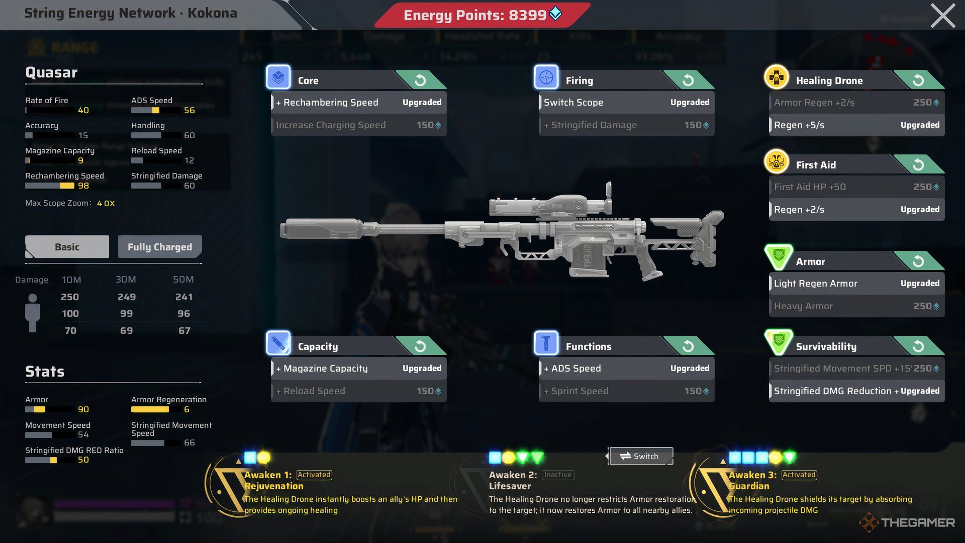 Image showing Quasar Bolt-action Sniper in Kokona's loadout in Strinova.