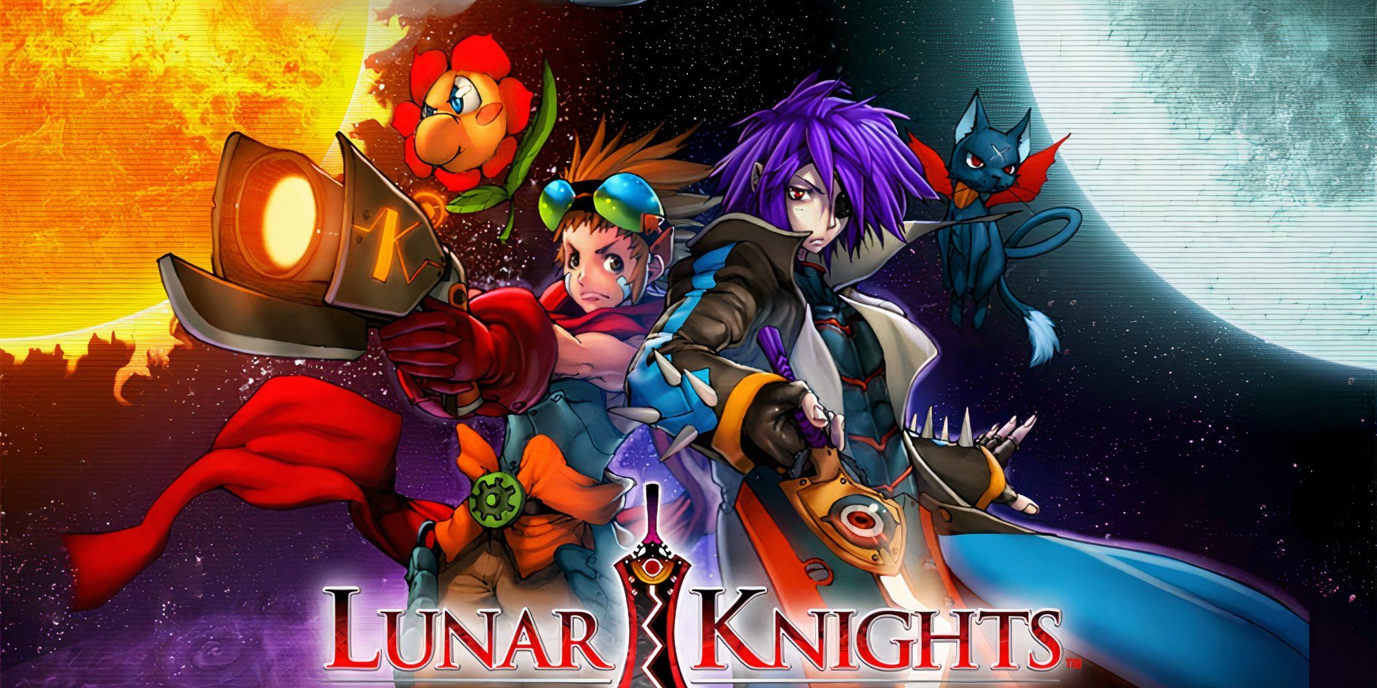 Promo art featuring characters in Lunar Knights