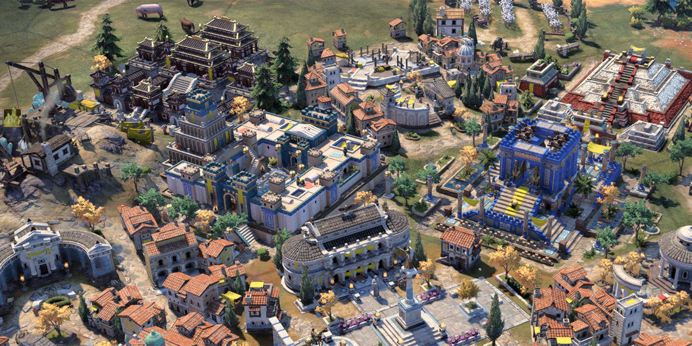 Civ 7 Buildings and Wonders in a City