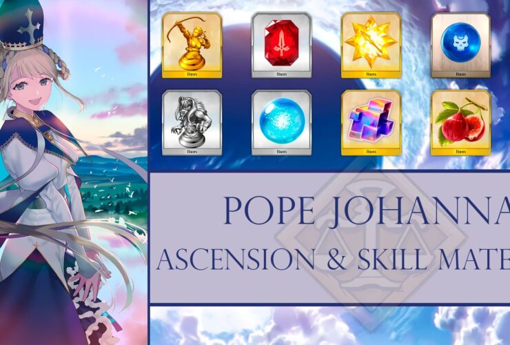 Pope Johanna Ascension and Skill Materials