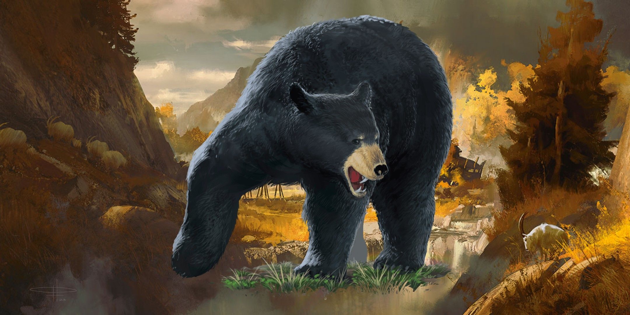 Dungeons & Dragons image showing a black bear.