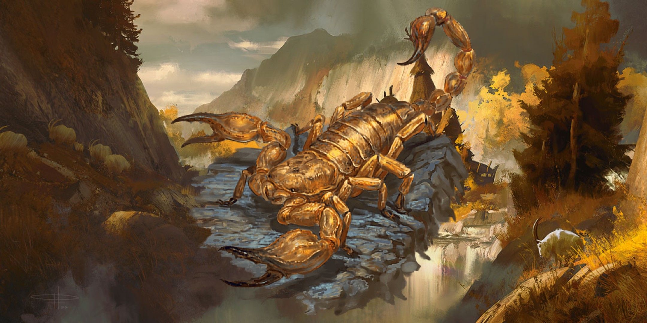 Dungeons & Dragons image showing a scorpion.