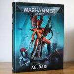 Warhammer 40,000 Codex: Aeldari cover featuring Fuegan