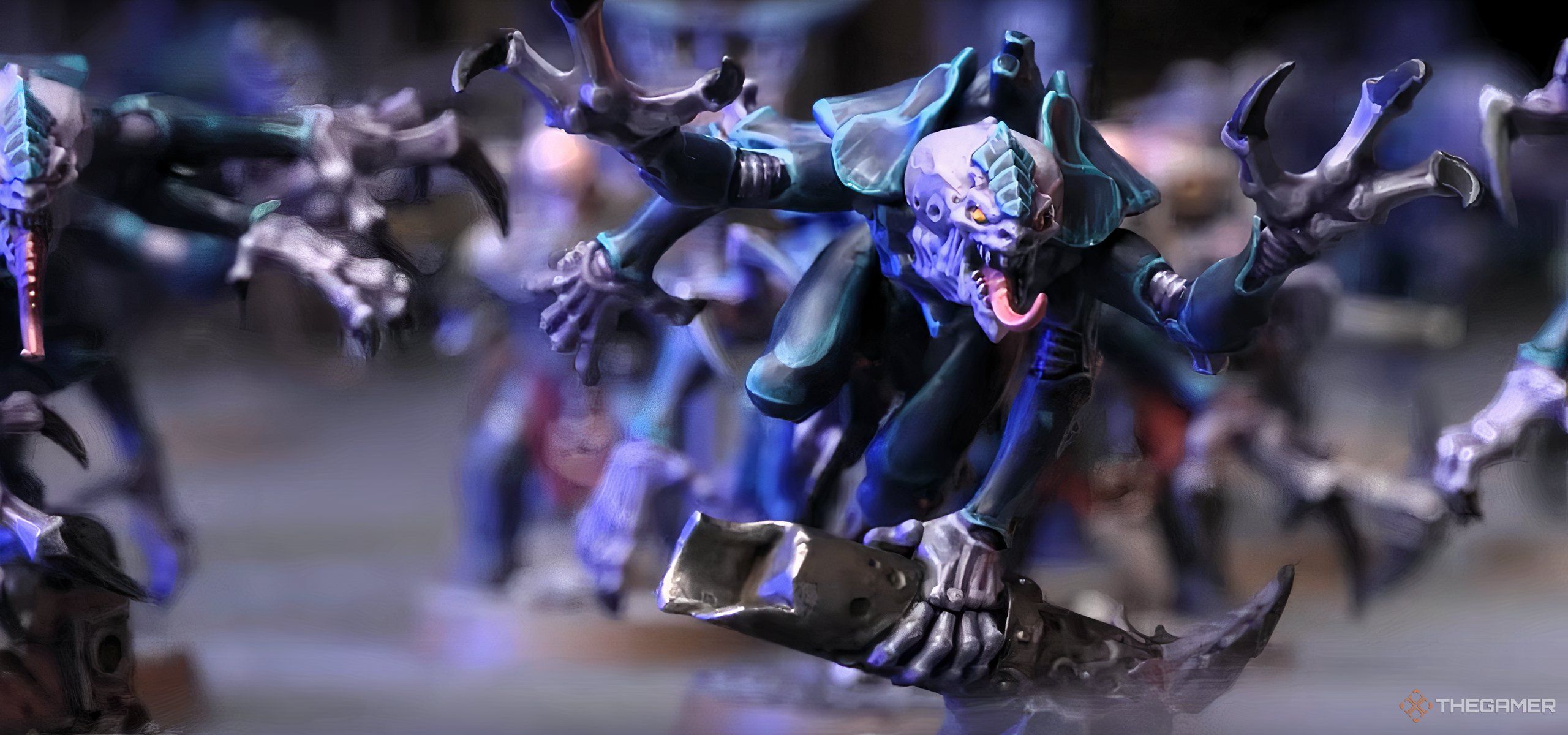 A unit of Genestealer Cults Purestrain Genestealers from Warhammer 40,000 tabletop.