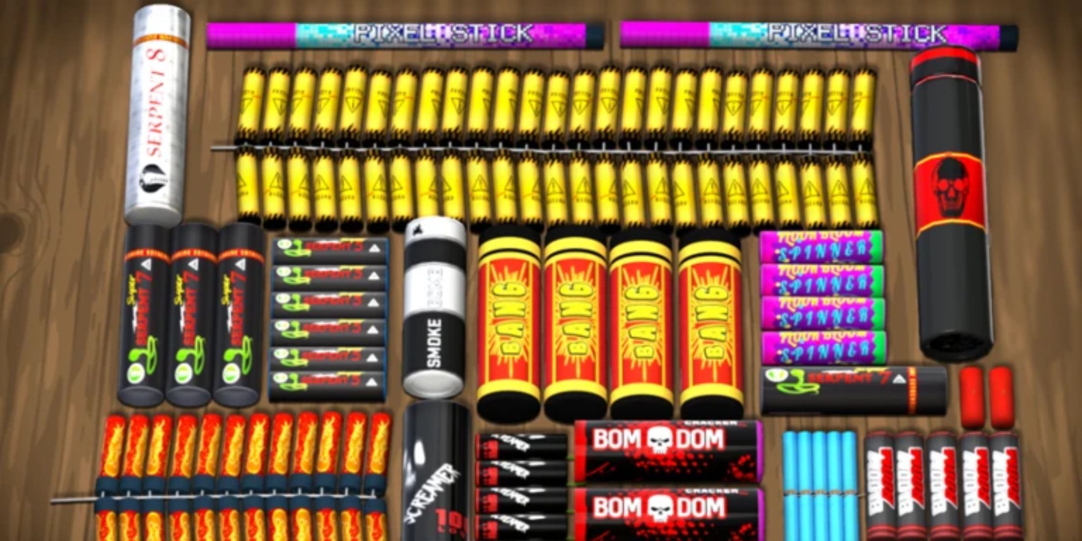 Fireworks in Fireworks Playground