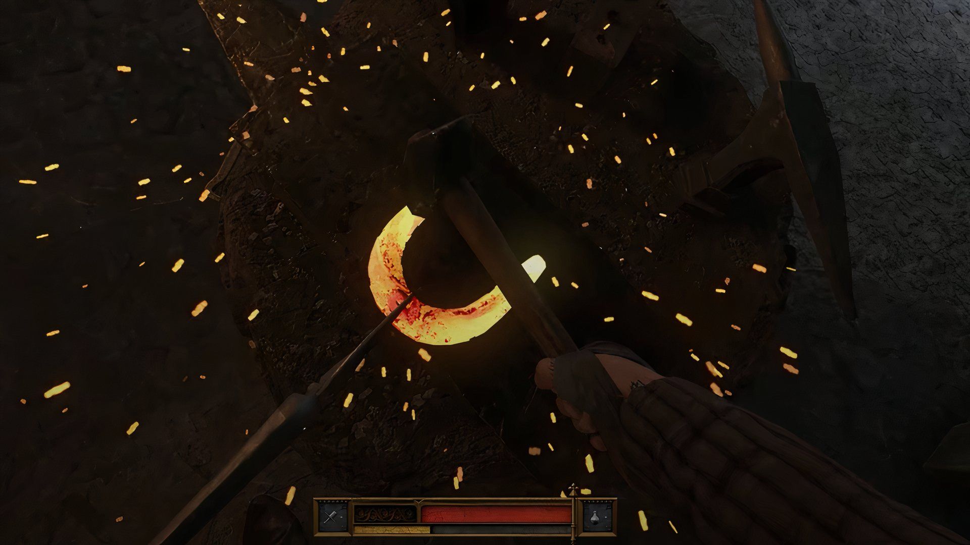 Blacksmithing in Kingdom Come: Deliverance 2.