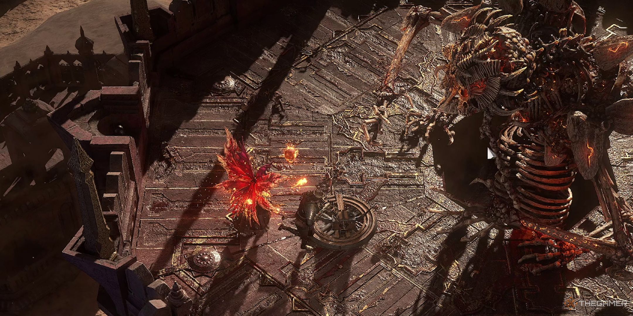 Two players about to face Tor Gul, The Defiler in Path of Exile 2.