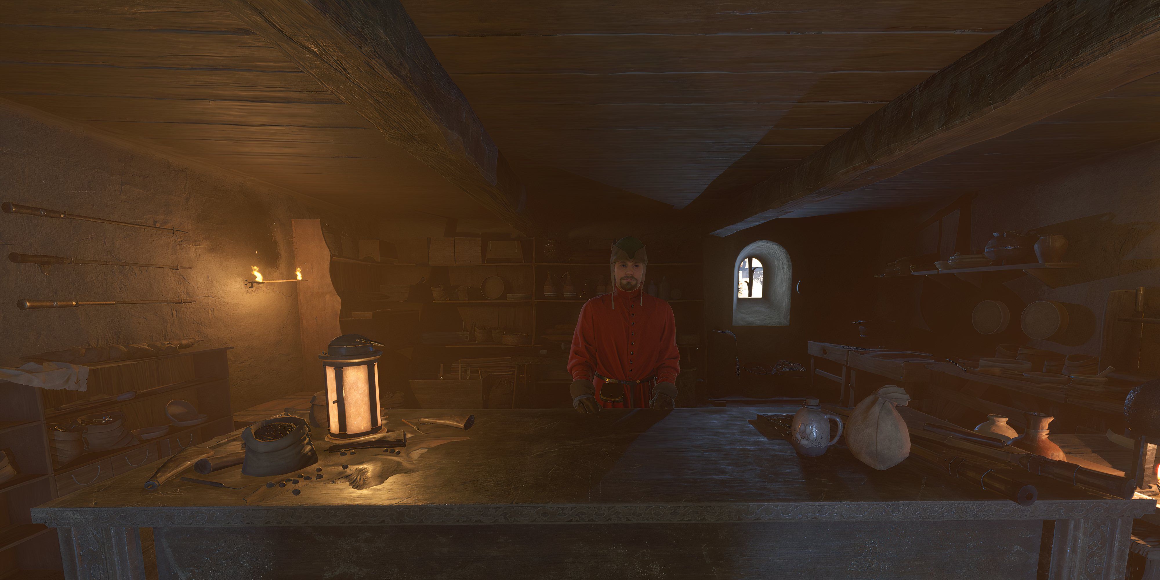 Gunmaker Prokop Eldris in his shop - Kingdom Come Deliverance 2