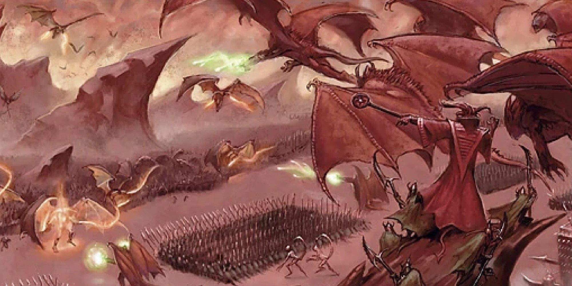 Dungeons & Dragons Asmodeus comanding his forces in the Blood War