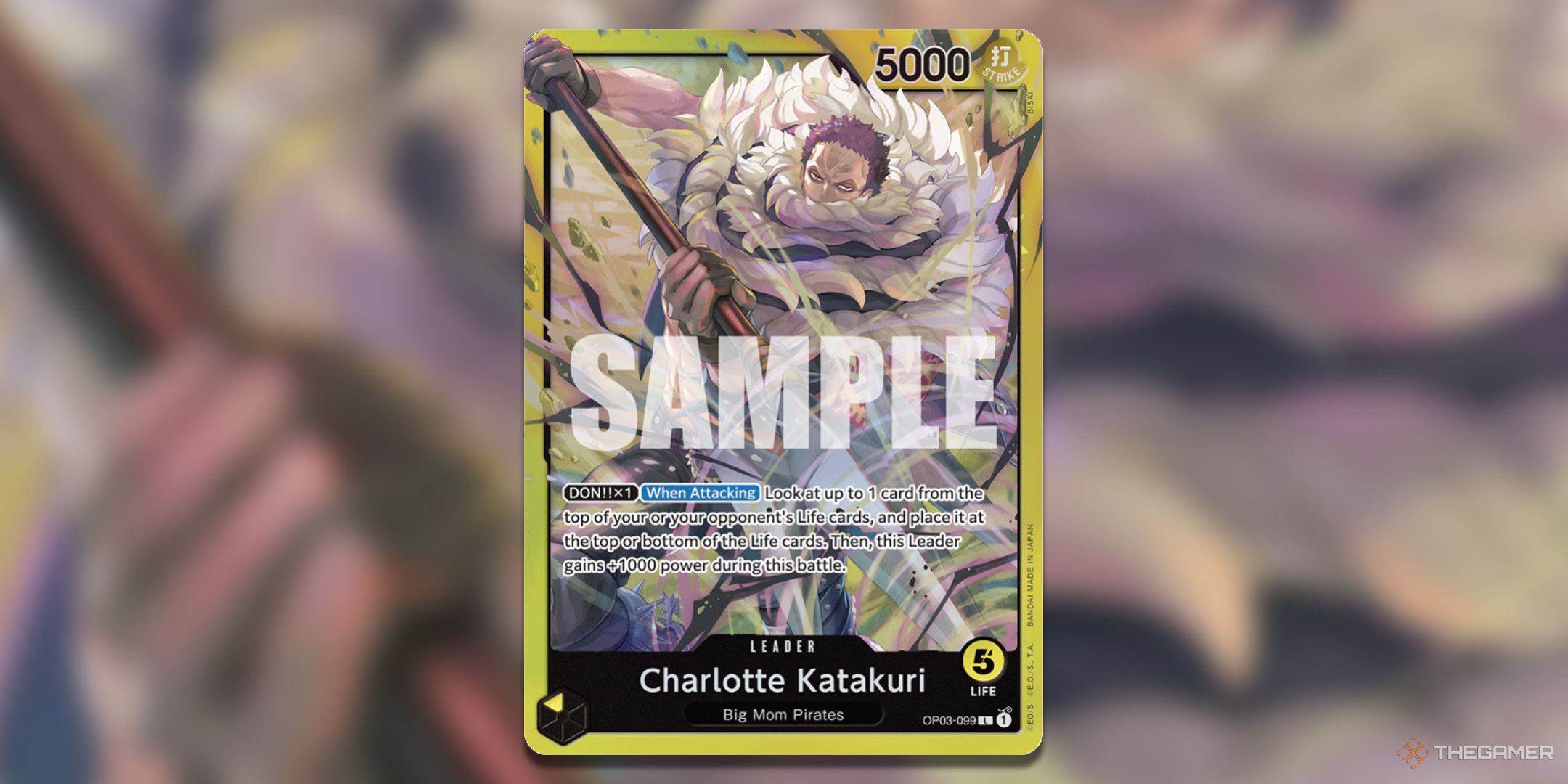 Charlotte Katakuri from ST-20 OnePiece Card Game