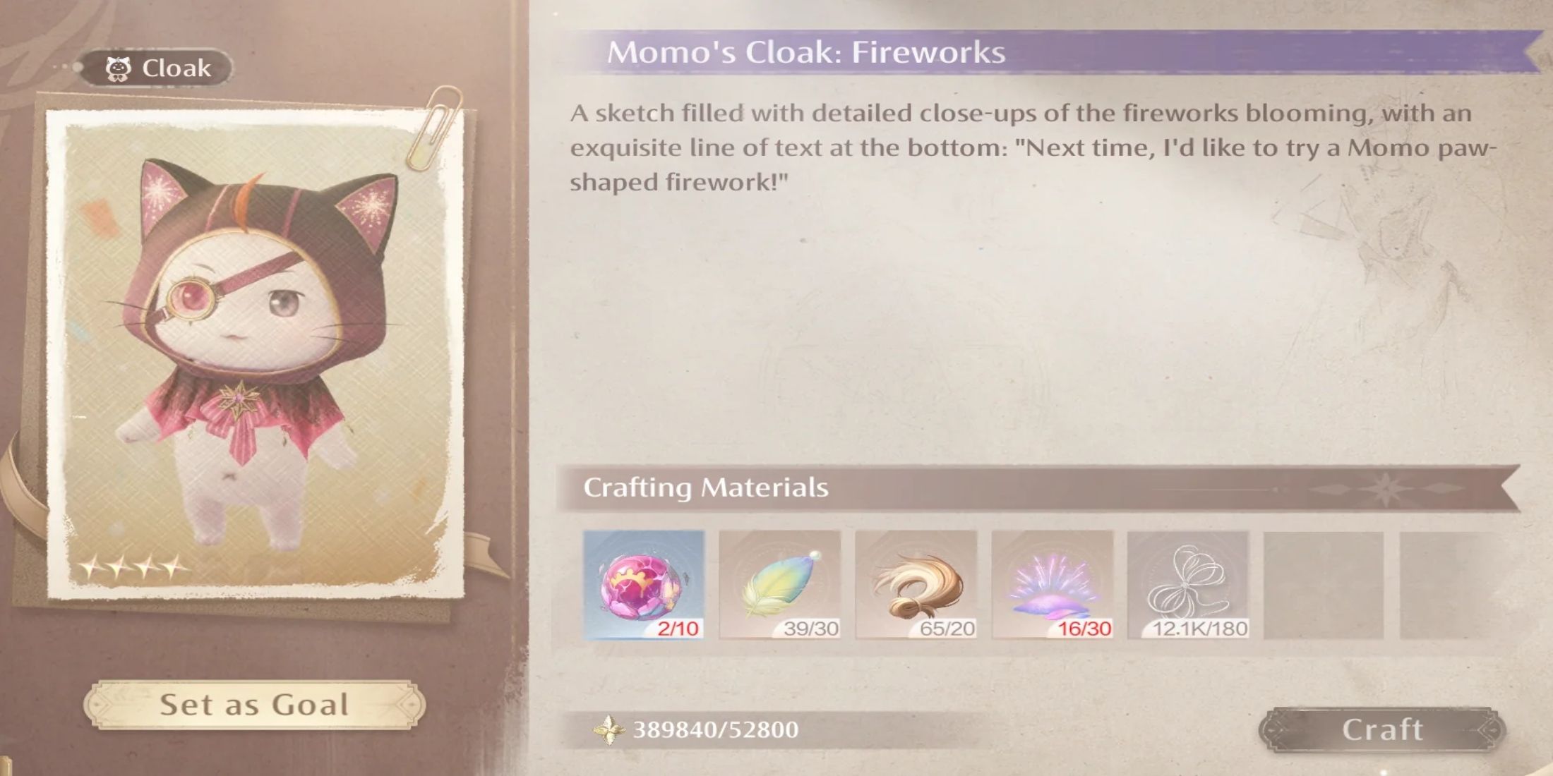 Momo's Firework Outfit in Infinity Nikki