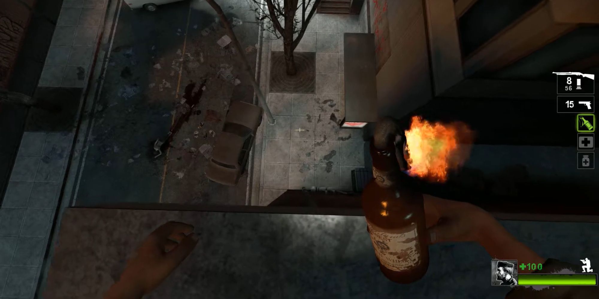 Left 4 Dead 2 Screenshot Of Molotov Cocktail.