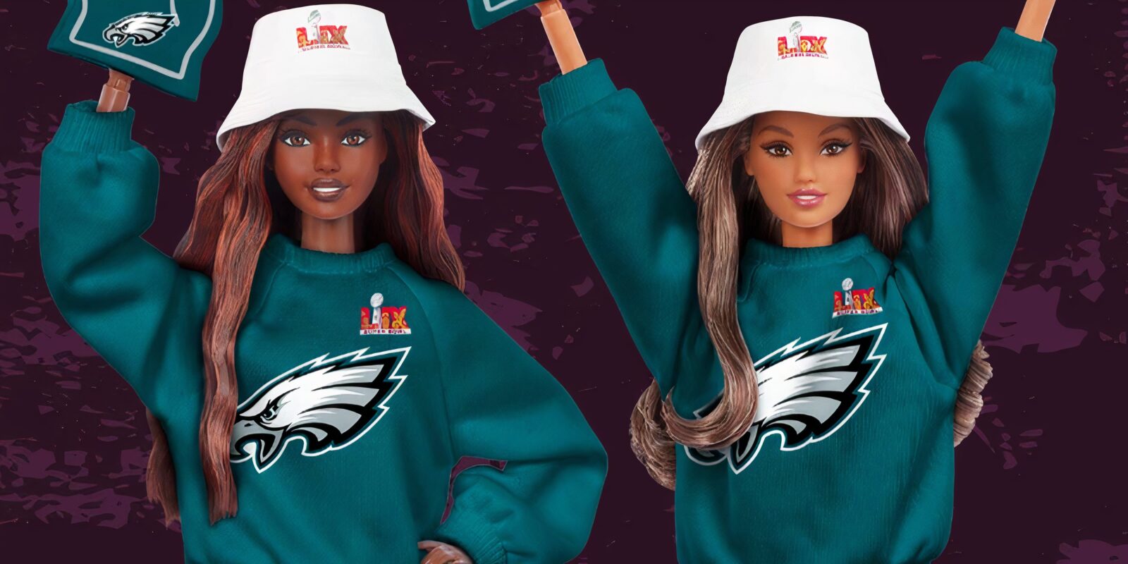 Philadephia Eagles Limited Edition Super Bowl Barbies Are Available Now