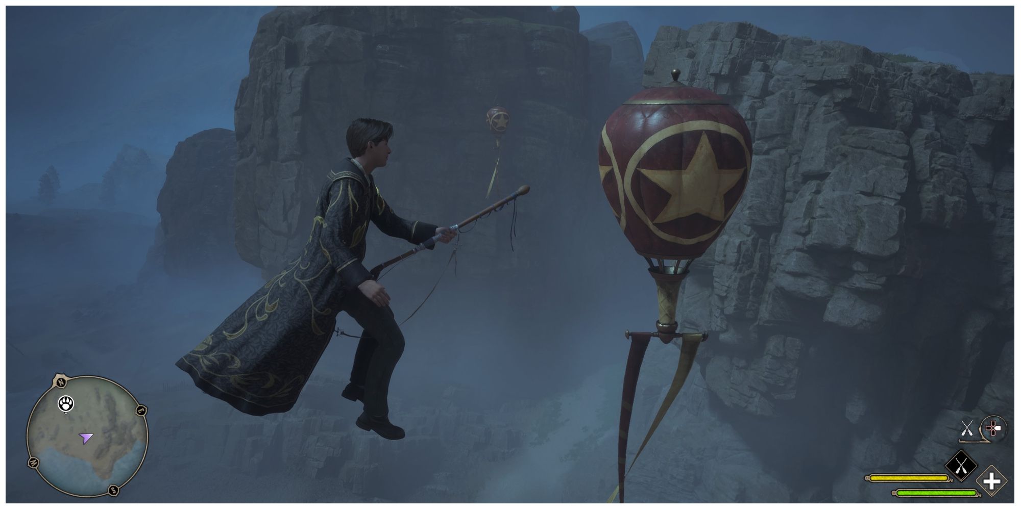 Finding a Balloon Cluster in Hogwarts Legacy