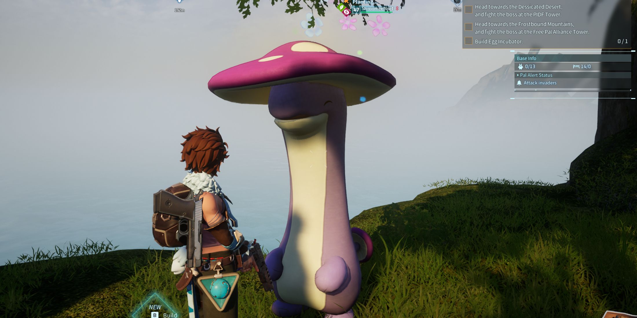 Shroomer Noct in Palworld base