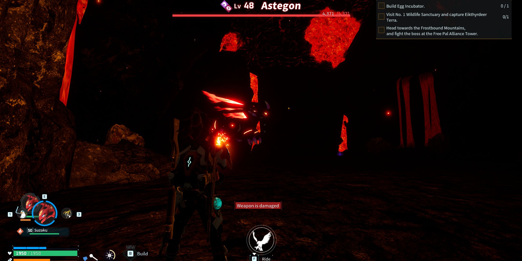 Screenshot showcasing where to find the Destroyed Mineshaft in Palworld 