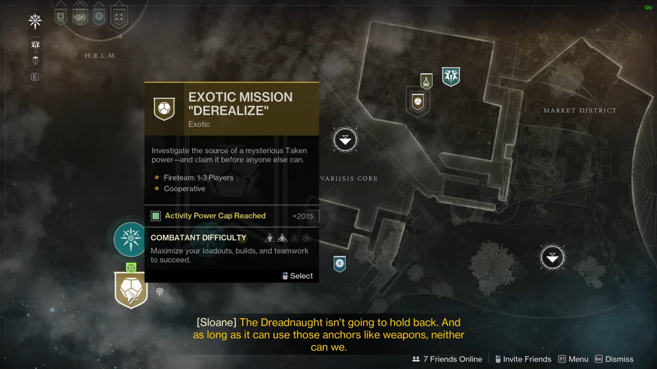 Derealize Exotic Mission