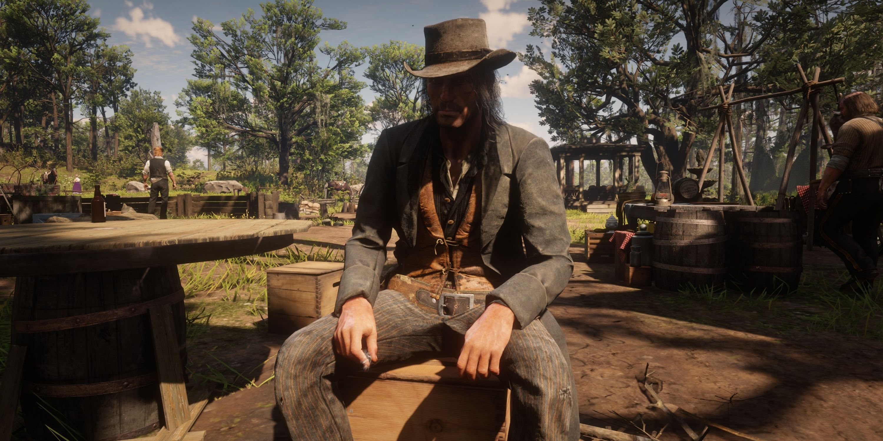 john marston takes a seat