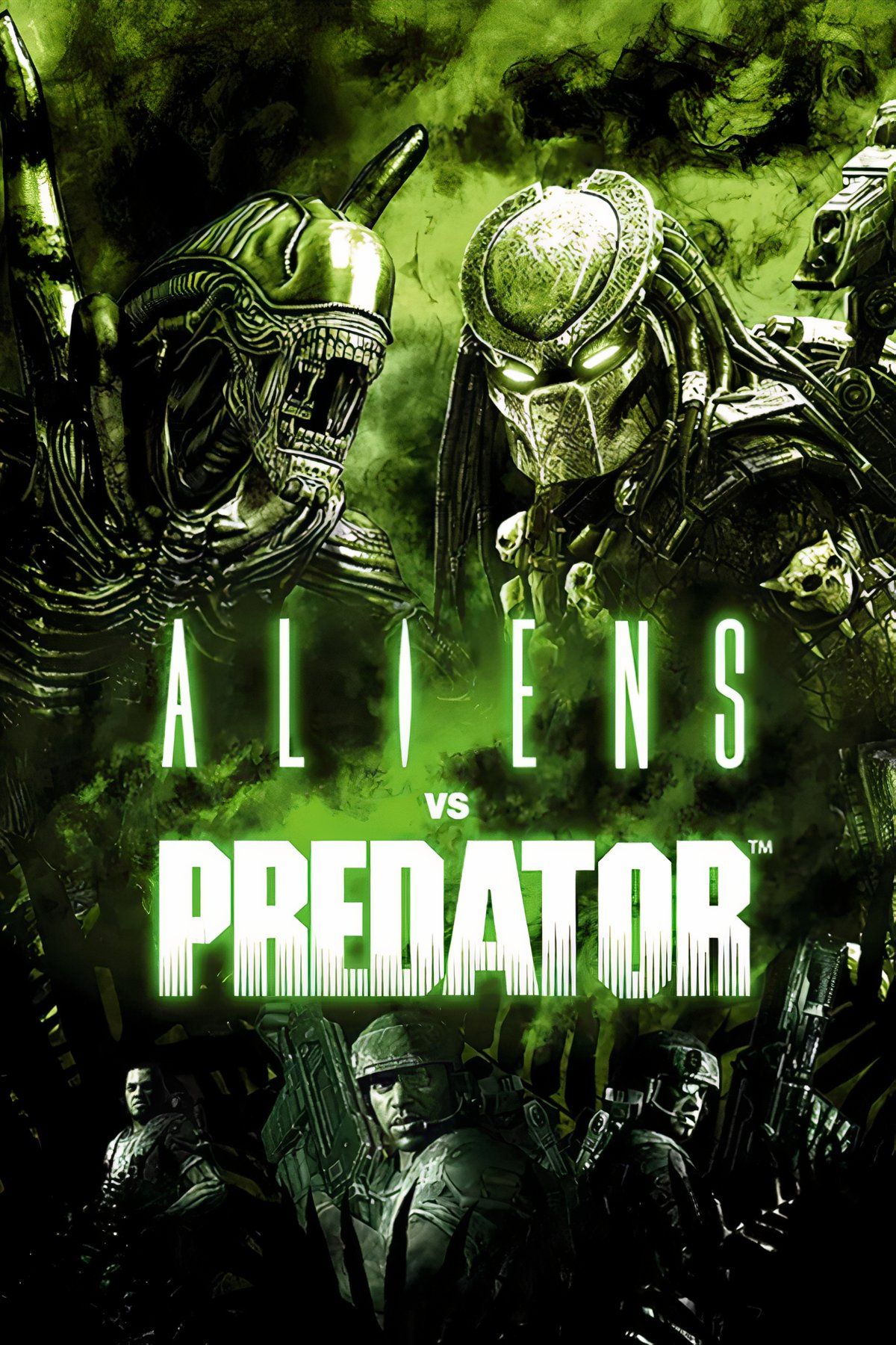 Aliens vs. Predator game 2010 Tag Page Cover Art