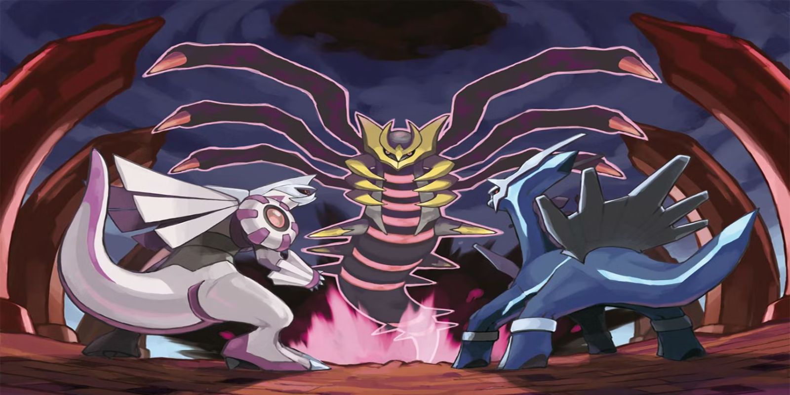 Dialga, Palkia, & Giratina in Pokemon