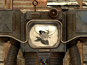 Victor, the friendly cowboy robot from New Vegas