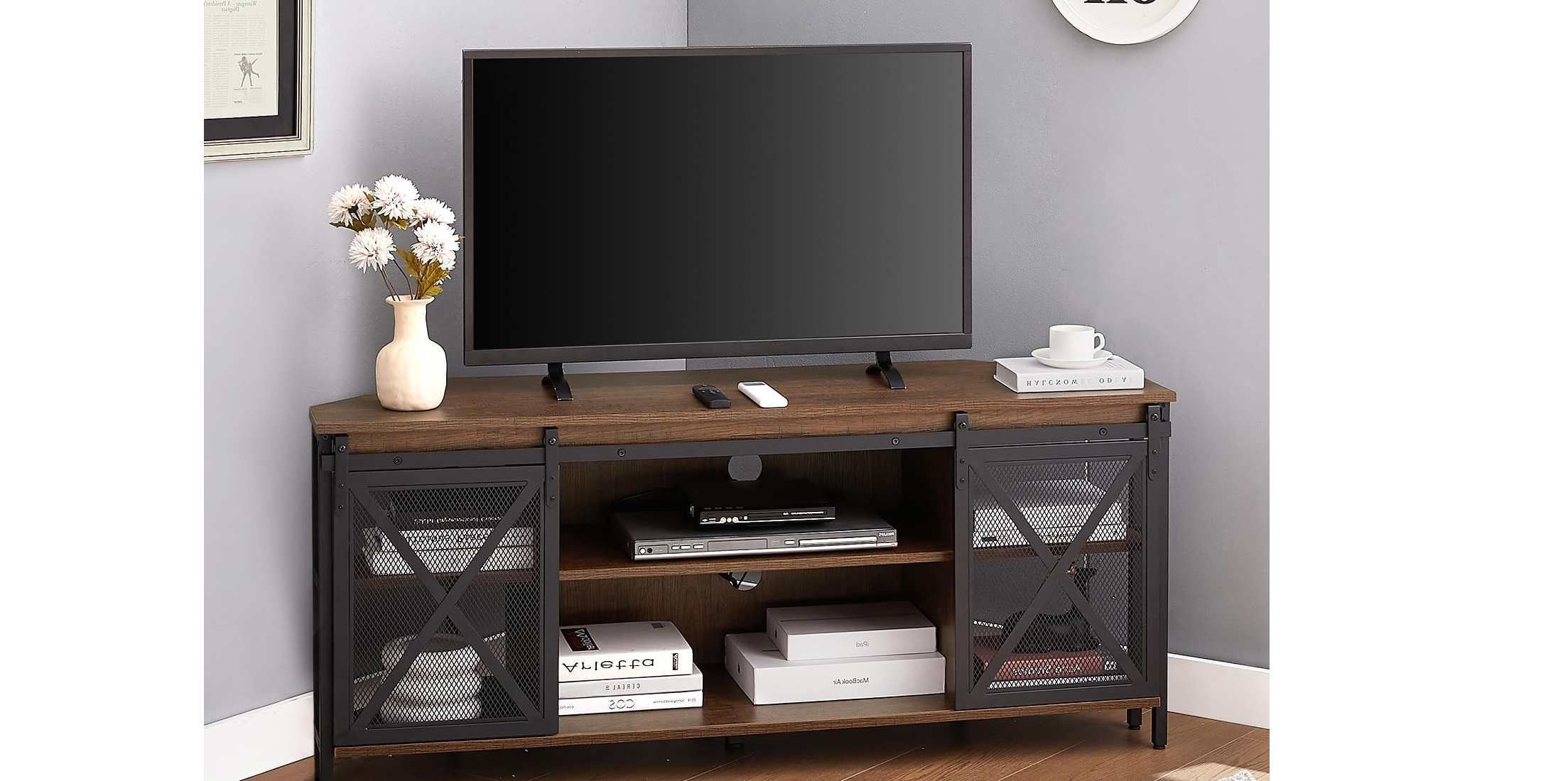 Homissue Corner TV Stand