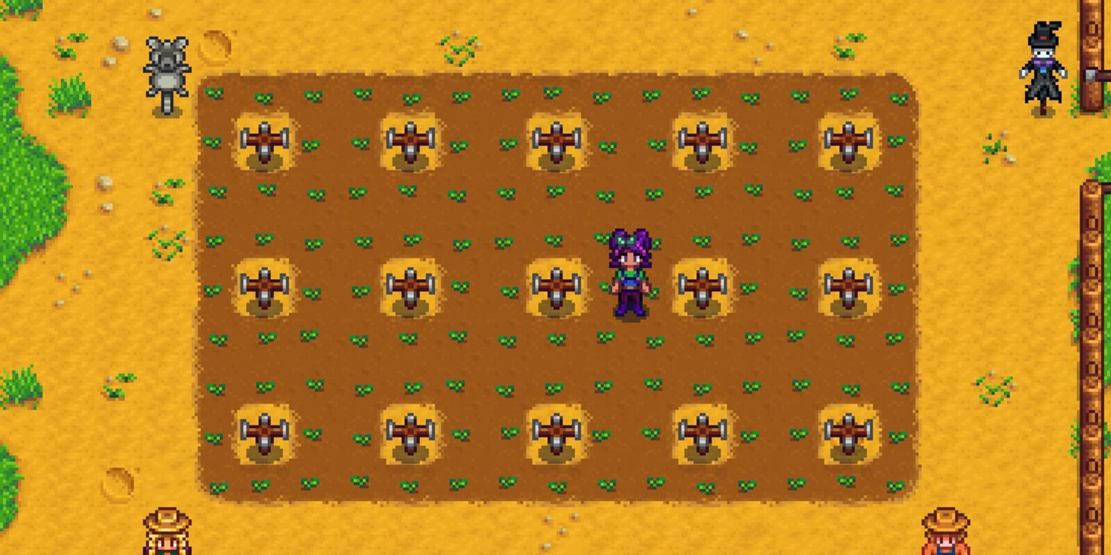 Stardew Valley: Best Sprinkler Layout