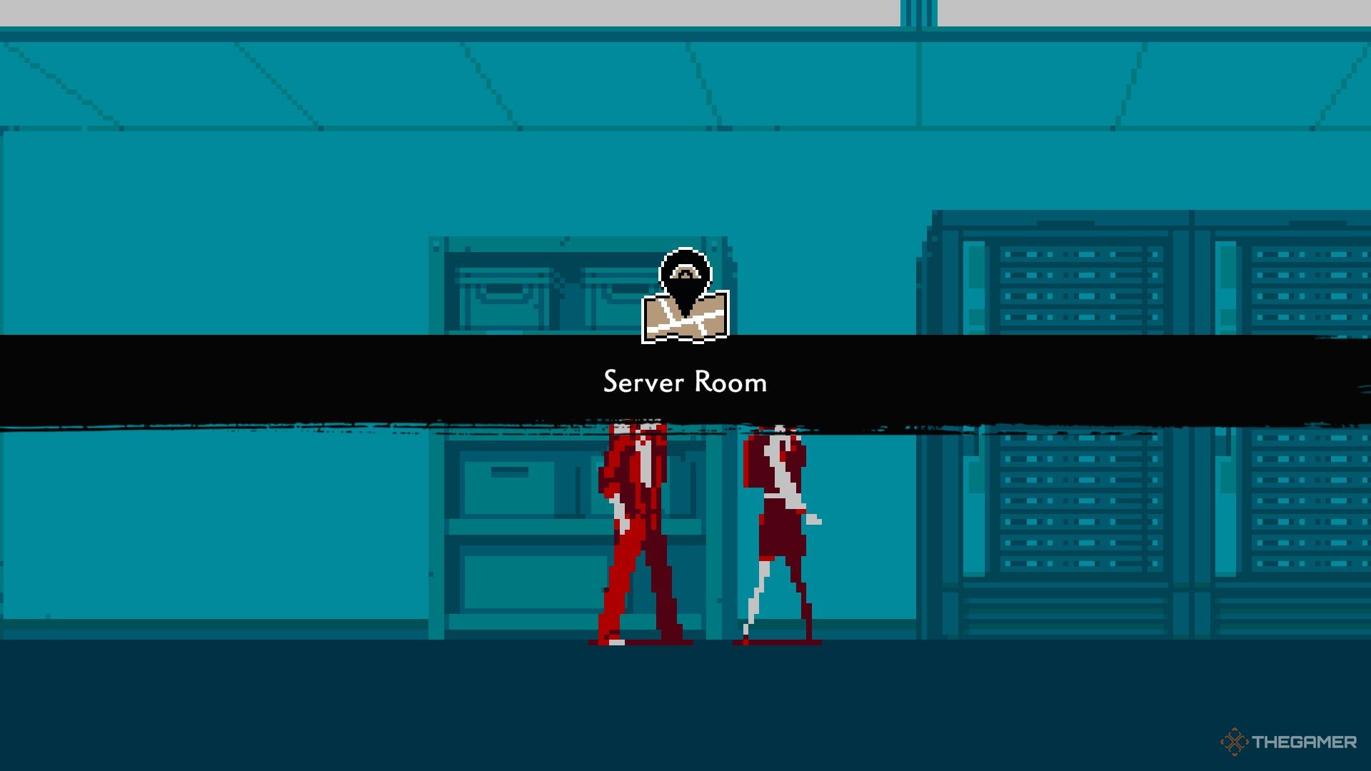 Azami and Jasmine arrive at Server Room in Urban Myth Dissolution Center.