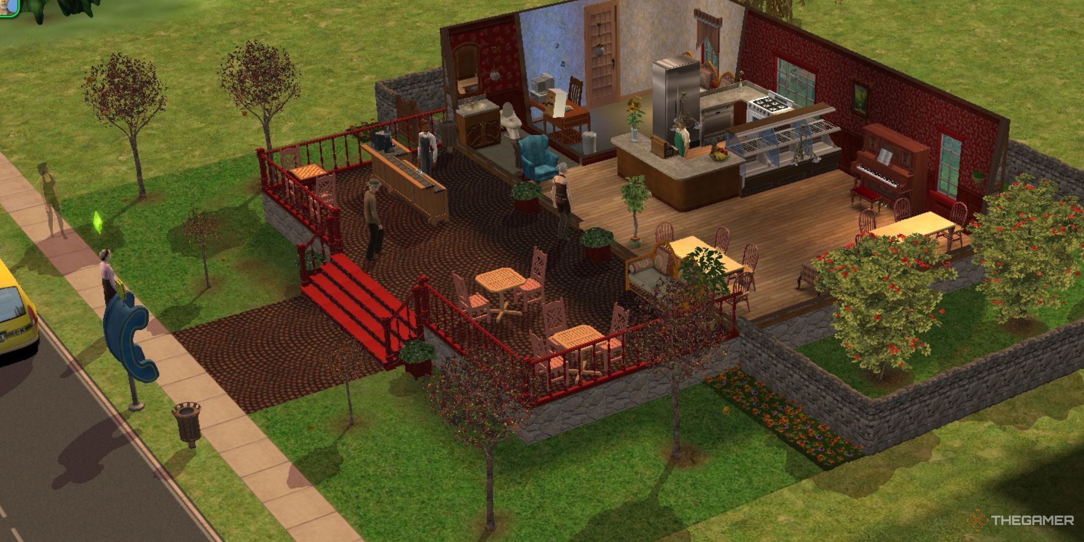 Cafe Petite in The Sims 2.