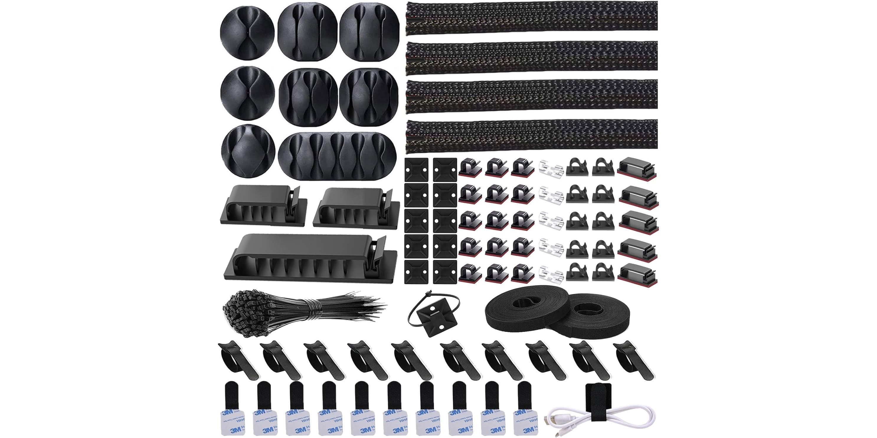 N NOROCME 192 PCS Cable Management Kit