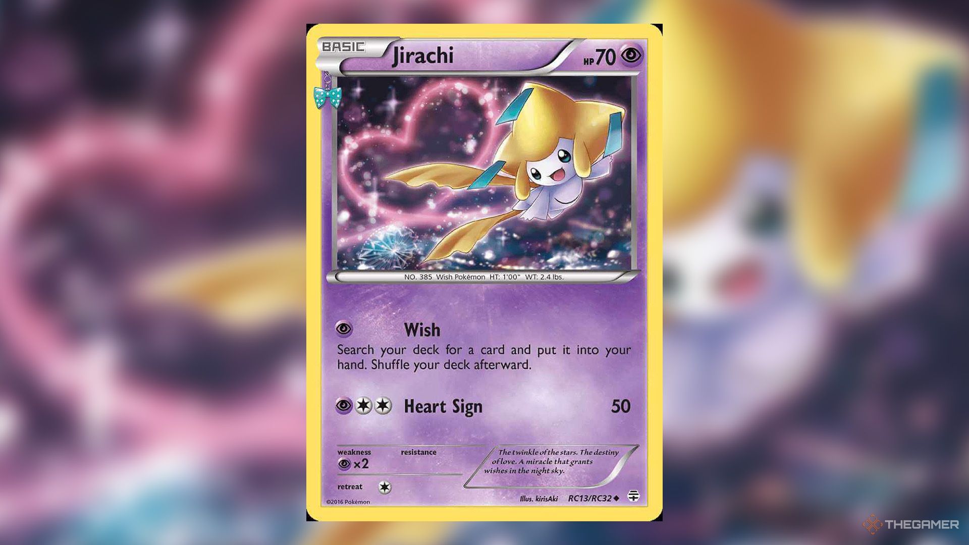 Jirachi from Generations Booster Pack in Pokemon TCG.