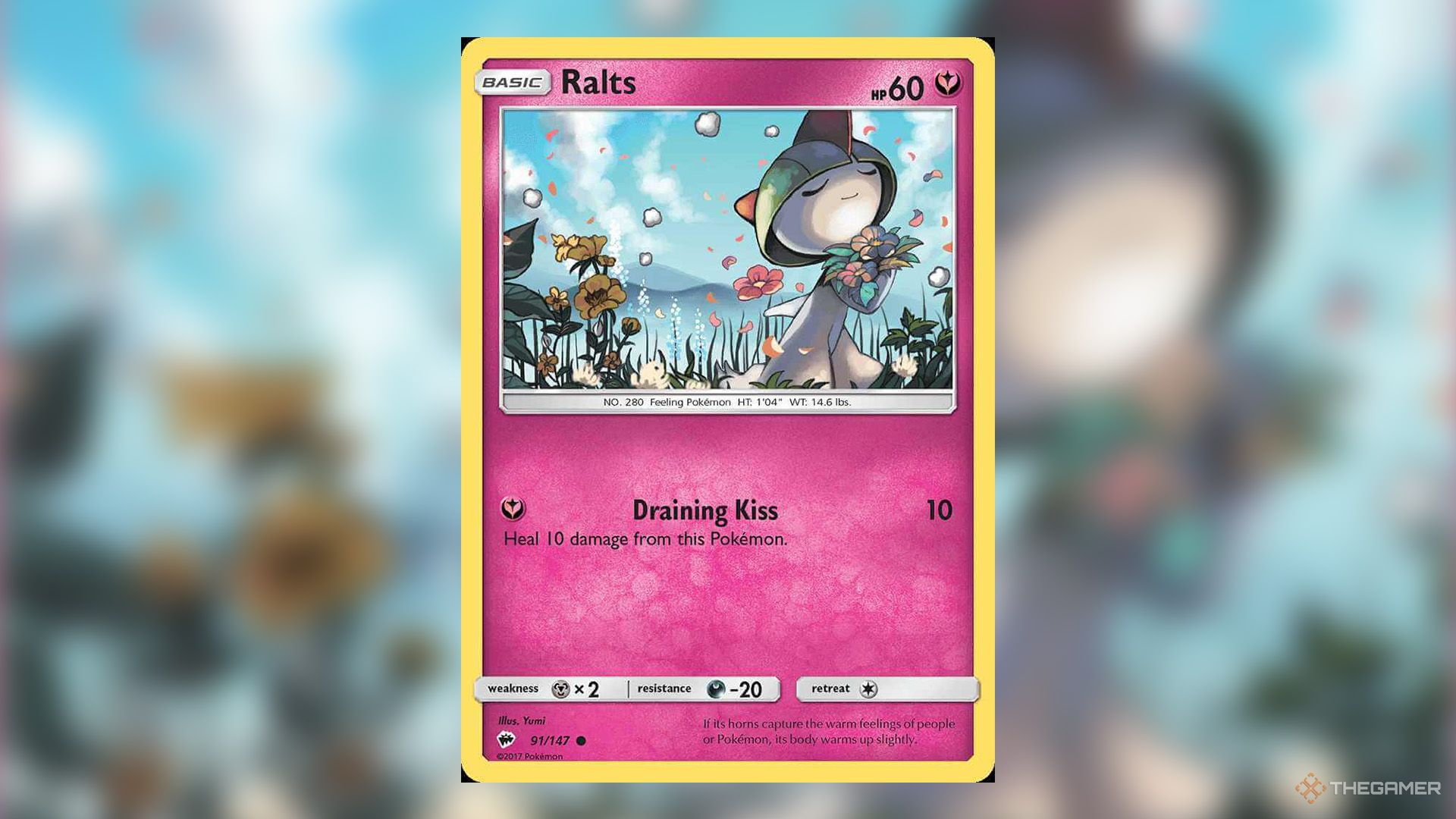 Ralts from Burning Shadows Booster Pack in Pokemon TCG.