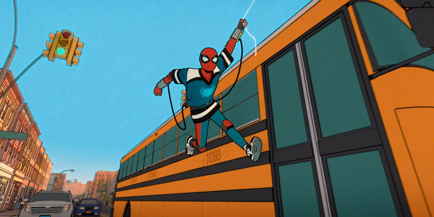 Spider-Man Swinging in Your Friendly Neighborhood Spider-Man