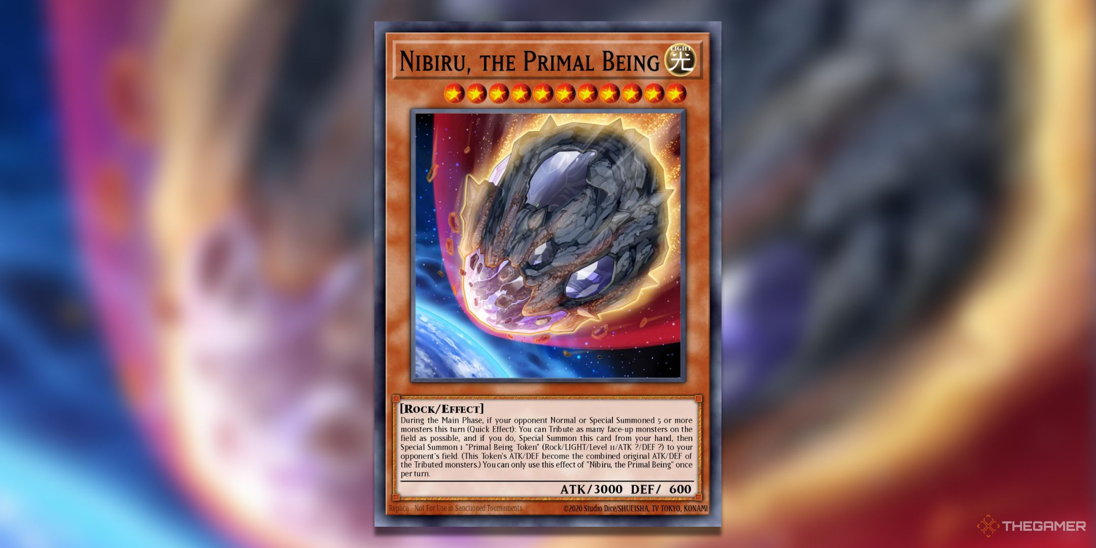 Nibiru, The Primalm Being Yu-Gi-Oh! TCG Card Art.