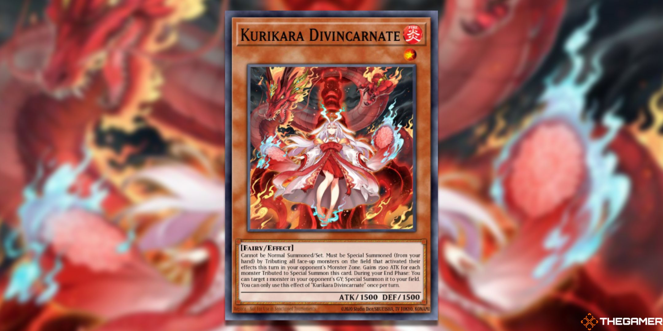 Kurikara Divincarnate Yu-Gi-Oh! Card Art.