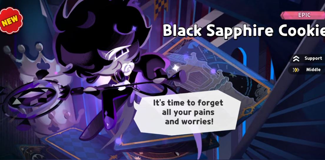 Cookie Run: Kingdom Black Sapphire Cookie