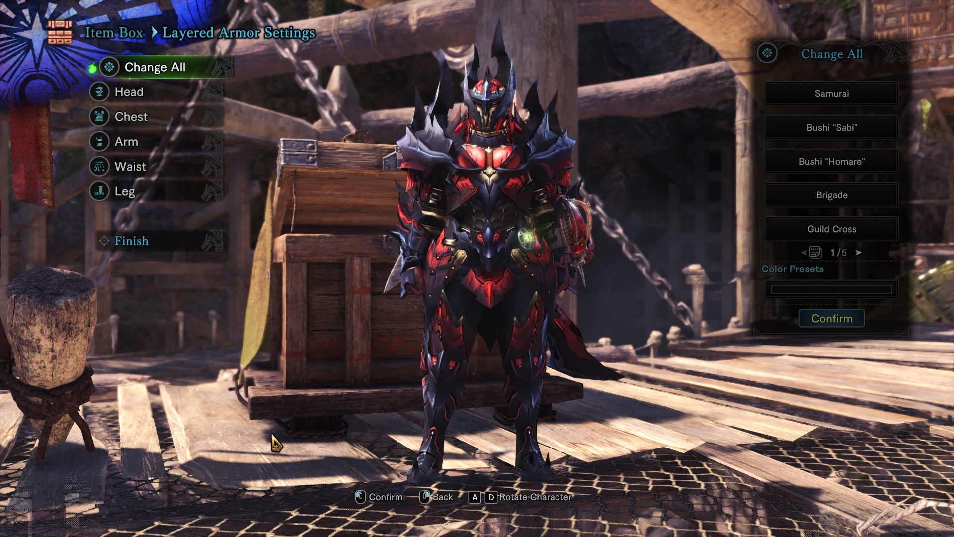 Glavenus armor Monster hunter world.