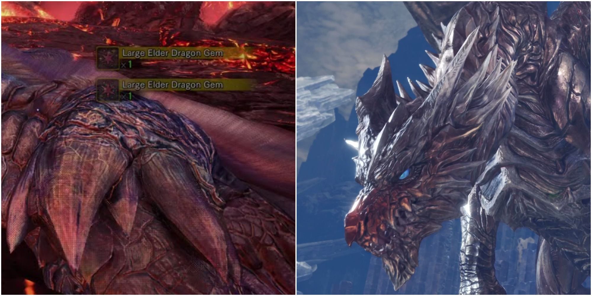 Monster Hunter World Large Elder Dragon Gems Feature