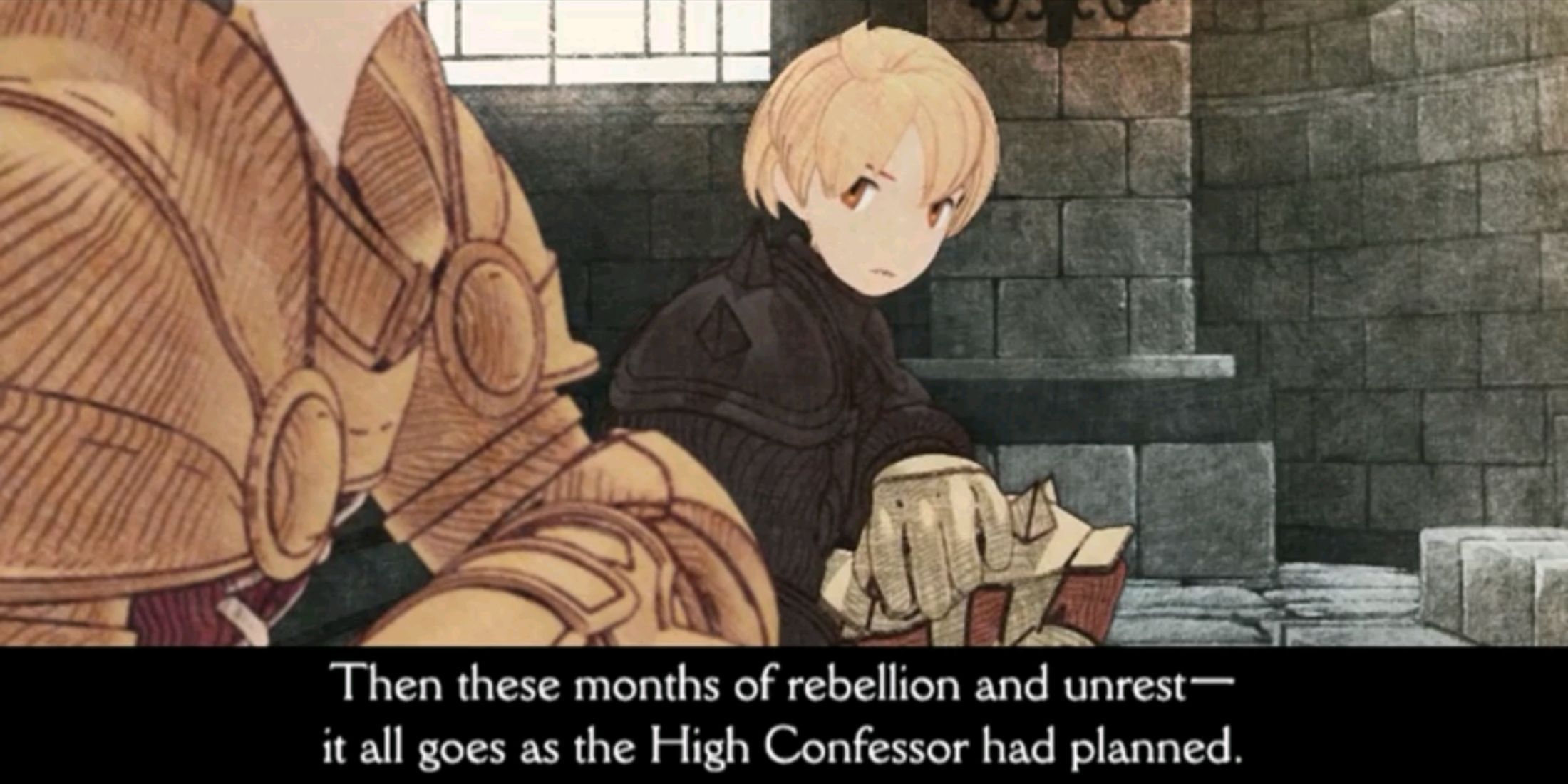 Final Fantasy Tactics The War Of The Lions story cutscene