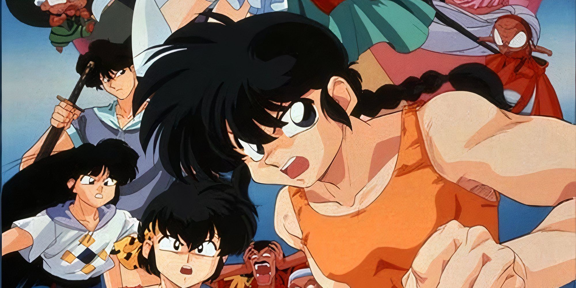 Promo art featuring characters in Ranma 1:2 The Movie 2, Nihao My Concubine