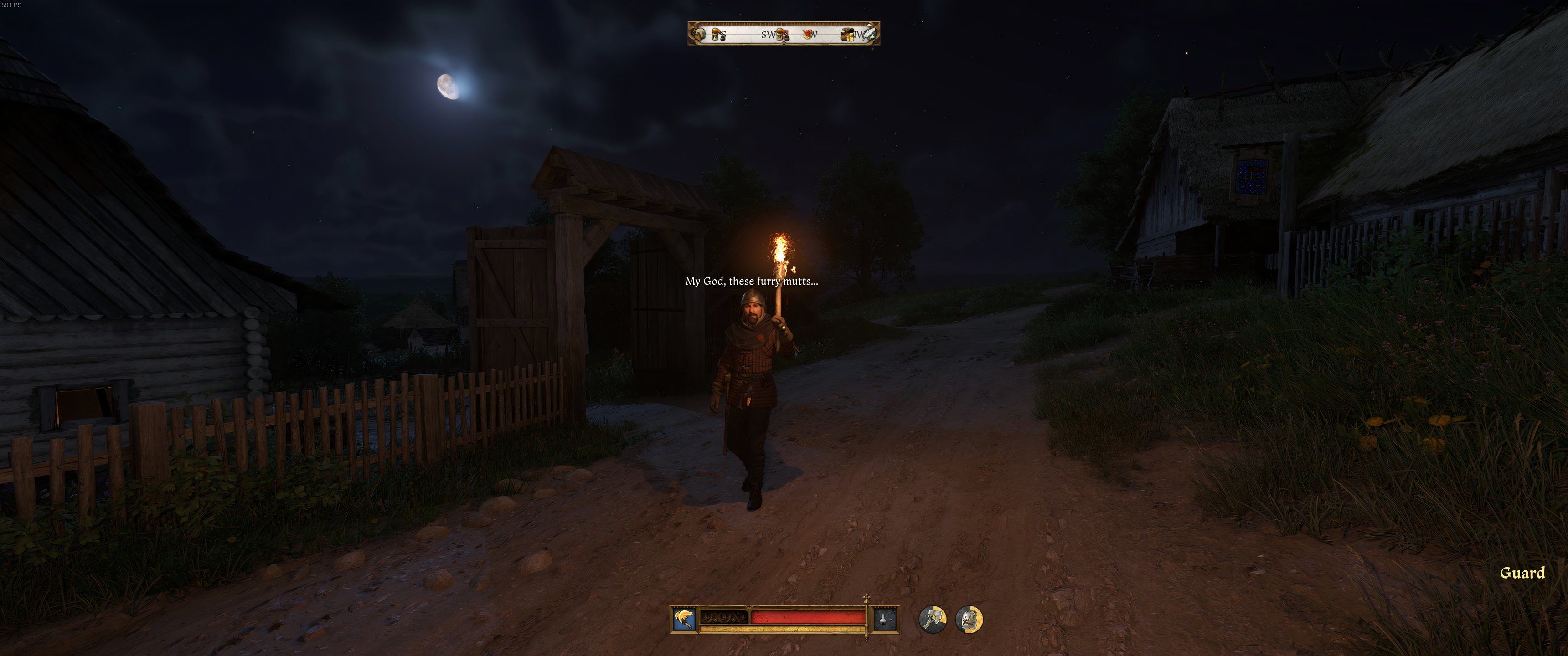 Kingdom Come: Deliverance 2 - An image of a guard holding a torch.