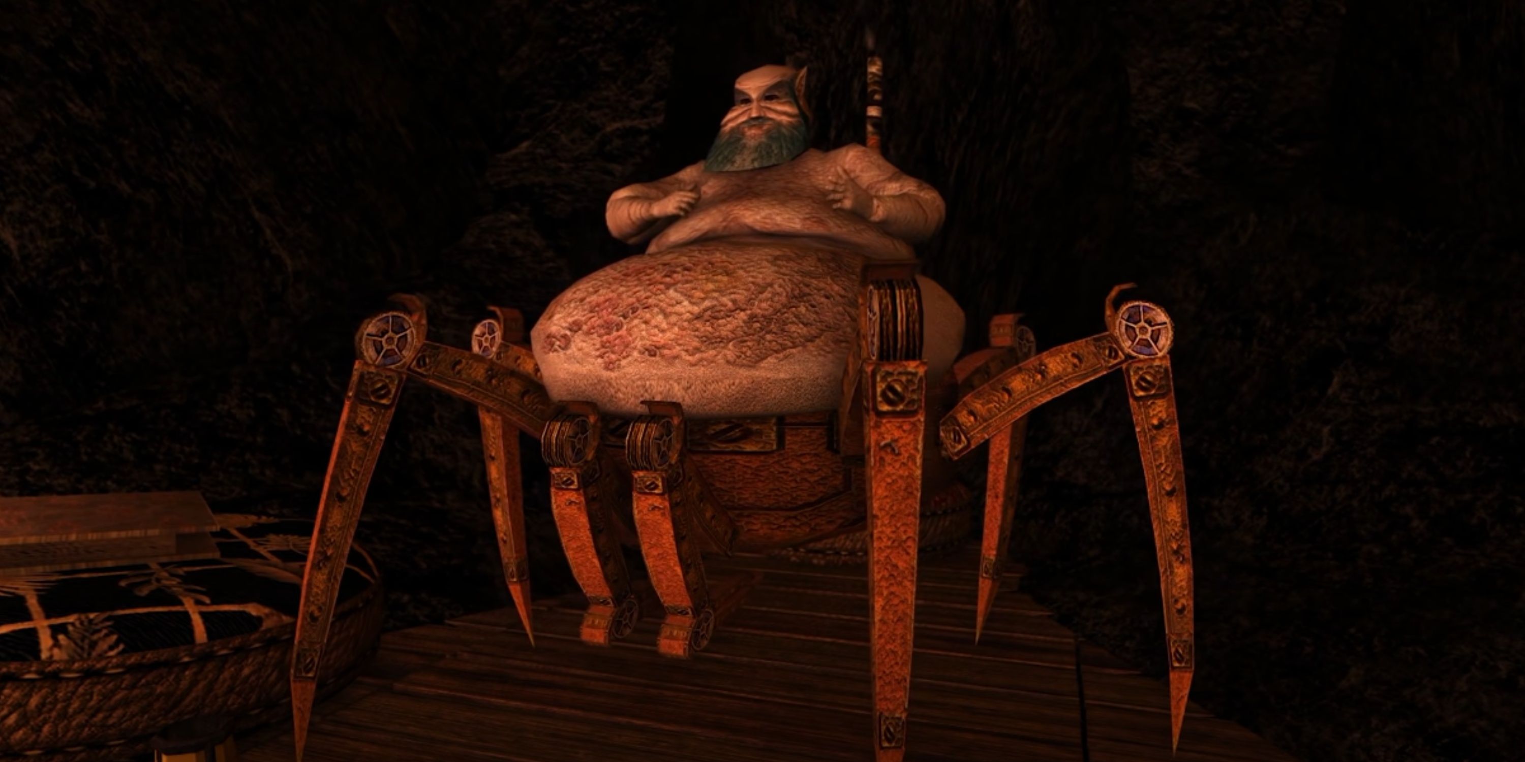 A still shot of Yagrum Bagarn in The Elder Scrolls III: Morrowind.