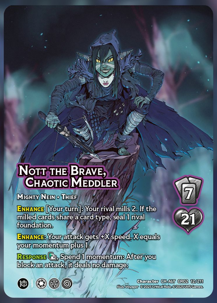 Nott the Brave, Chaotic Meddler