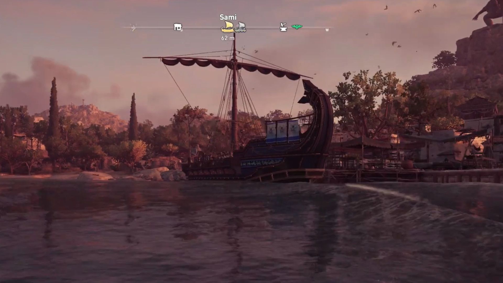 Assassin's Creed Odyssey image showing a ship.